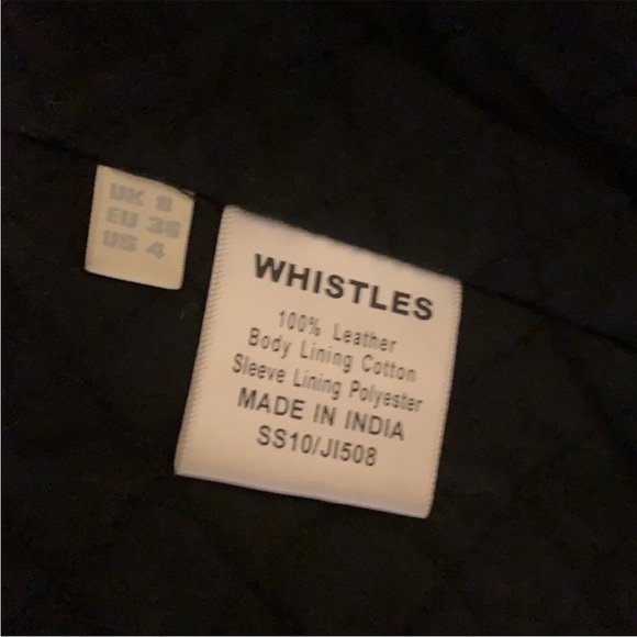 Whistles genius leather biker jacket - Picture 7 of 12